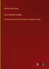 Produktbild: Aus meinem Leben