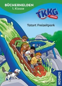 Produktbild: TKKG Junior, B&uuml;cherhelden 1. Klasse, Tatort Freizeitpark