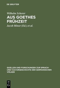 Produktbild: Aus Goethes Fr&uuml;hzeit