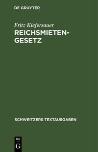 Produktbild: Reichsmietengesetz