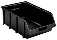 Produktbild: H&uuml;nersdorff 675500 Aufbewahrungsbox stapelbar (B x H x T) 312 x 184 x 489mm Schwarz 1St.