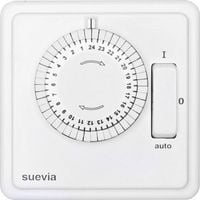 Produktbild: Suevia SU280447 Unterputz-Zeitschaltuhr analog Tagesprogramm 1200 W IP20 EIN/AUTO/AUS-Programm