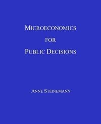 Produktbild: Microeconomics for Public Decisions