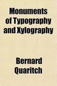 Produktbild: Monuments of Typography and Xylography