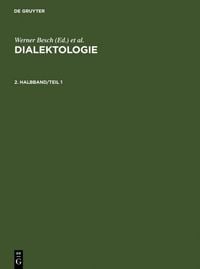 Produktbild: Dialektologie. 2. Halbband