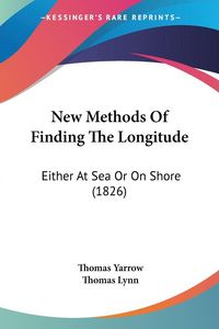 Produktbild: New Methods Of Finding The Longitude