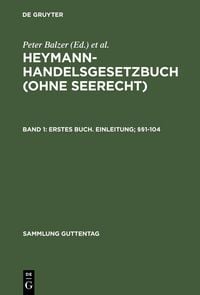 Produktbild: Erstes Buch. Einleitung; &sect;&sect;1-104