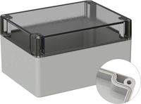 Produktbild: TRU COMPONENTS TC-9065536 Outdoor-Geh&auml;use 160 x 120 x 90 Polycarbonat Lichtgrau (RAL 7035) 1 St.
