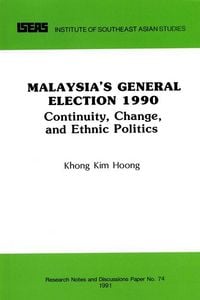 Produktbild: Malaysia's 1990 General Election