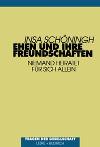 Produktbild: Ehen und ihre Freundschaften