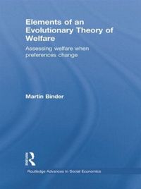 Produktbild: Elements of an Evolutionary Theory of Welfare