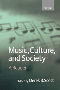 Produktbild: Music, Culture, and Society