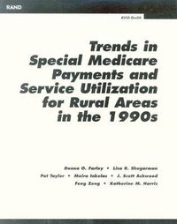 Produktbild: Trends in Special Medicare Payments and Service Utilization for Rual Areas in the 19990s