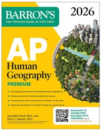 Produktbild: AP Human Geography Premium, 2026: Prep Book with 6 Practice Tests+ Comprehensive Review + Online Practice