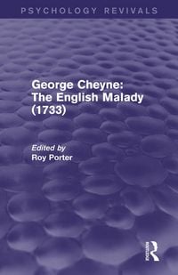 Produktbild: George Cheyne: The English Malady (1733) (Psychology Revivals)