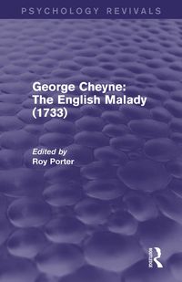 Produktbild: George Cheyne: The English Malady (1733) (Psychology Revivals)