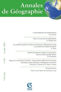 Produktbild: Revue Annales de Geographie T.670; la Geomorphologie des