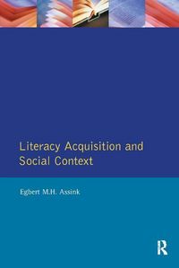 Produktbild: Assink, E: Literacy Acquisition and Social Context