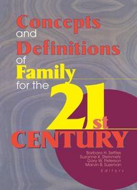 Produktbild: Settles, B: Concepts and Definitions of Family for the 21st