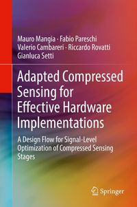 Produktbild: Adapted Compressed Sensing for Effective Hardware Implementations