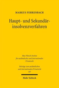 Produktbild: Haupt- und Sekund&auml;rinsolvenzverfahren
