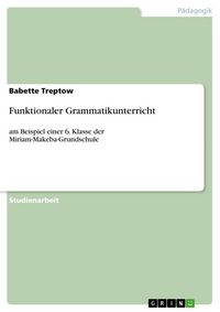 Produktbild: Funktionaler Grammatikunterricht