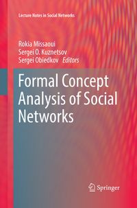 Produktbild: Formal Concept Analysis of Social Networks