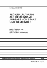 Produktbild: Regionalplanung als Gemeinsame Aufgabe von Staat und Gemeinden