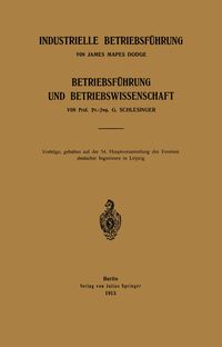 Produktbild: Industrielle Betriebsf&uuml;hrung