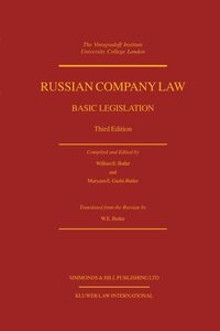 Produktbild: Russian Company Law