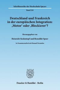 Produktbild: Deutschland und Frankreich in der europ&auml;ischen Integration