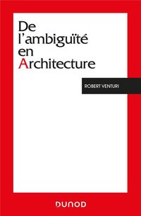 Produktbild: De l'ambigu&iuml;t&eacute; en architecture