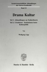 Produktbild: Drama Kultur.