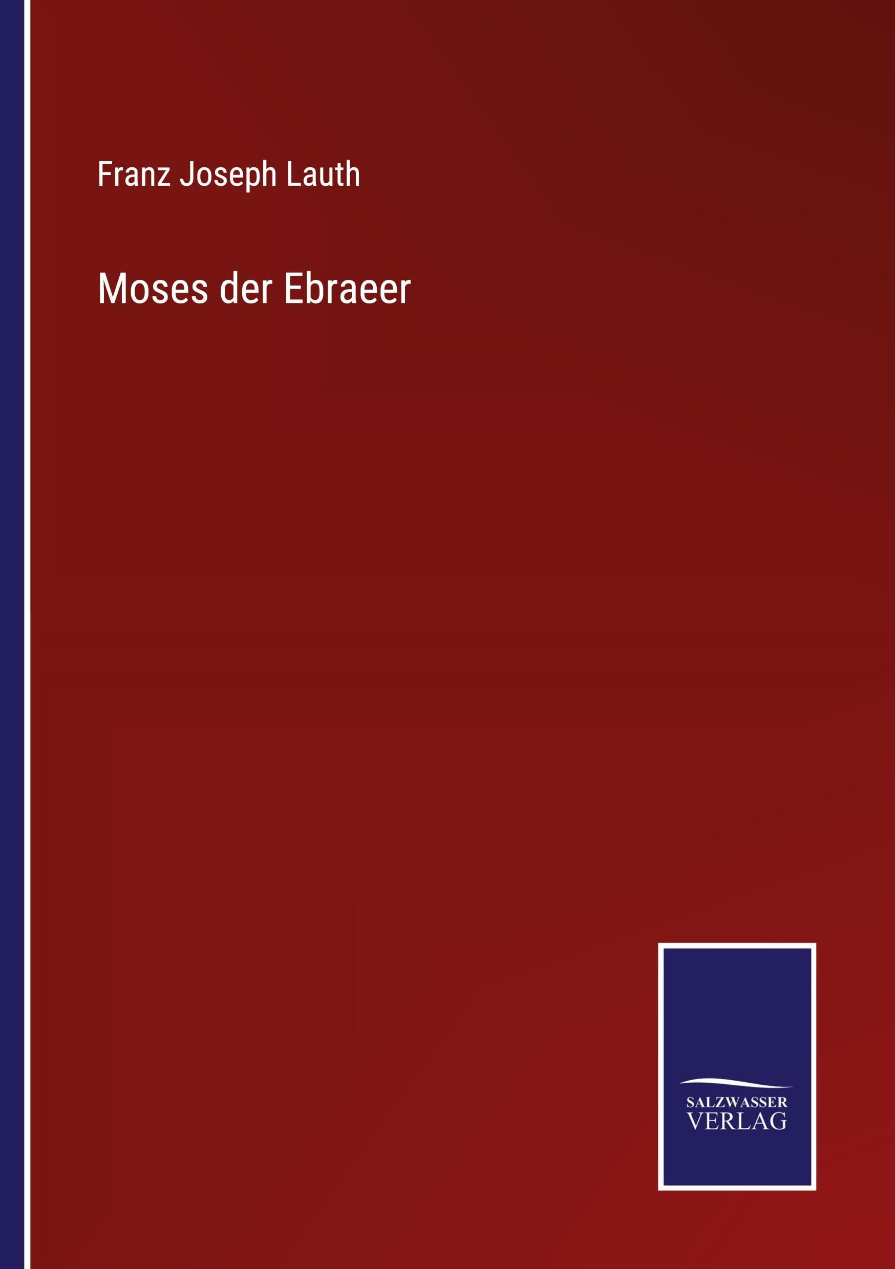 Produktbild: Moses der Ebraeer