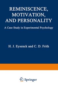 Produktbild: Reminiscence, Motivation, and Personality