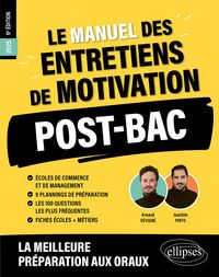 Produktbild: Le Manuel des entretiens de motivation &laquo; POST-BAC &raquo; - Concours aux &eacute;coles de commerce