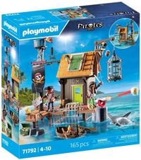 Produktbild: PLAYMOBIL 71792 Piratenhafen mit Seer&auml;uber-Gef&auml;ngnis