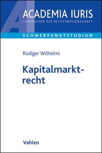 Produktbild: Kapitalmarktrecht
