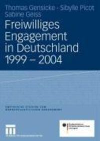 Produktbild: Freiwilliges Engagement in Deutschland 1999 - 2004