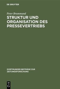 Produktbild: Struktur und Organisation des Pressevertriebs