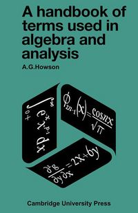 Produktbild: A Handbook of Terms Used in Algebra and Analysis