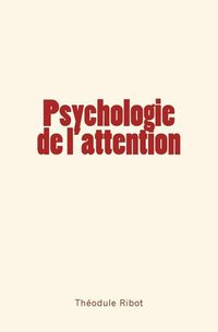 Produktbild: Psychologie de l'attention