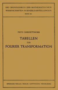 Produktbild: Tabellen zur Fourier Transformation