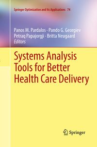 Produktbild: Systems Analysis Tools for Better Health Care Delivery