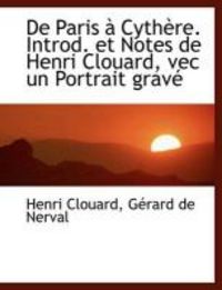 Produktbild: De Paris Cyth Re. Introd. Et Notes de Henri Clouard, Vec Un Portrait Grav
