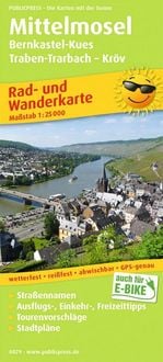 Produktbild: Mittelmosel, Bernkastel-Kues - Traben-Trarbach - Kr&ouml;v 1 : 25 000