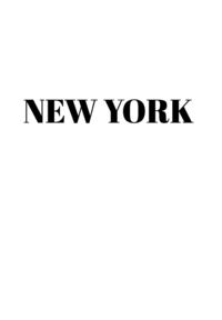 Produktbild: New York Hardcover White Decorative Book for Decorating Shelves, Coffee Tables, Home Decor, Stylish World Fashion Cities Design