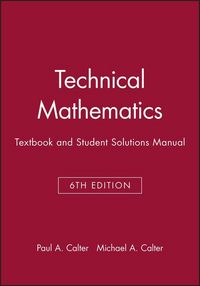 Produktbild: Technical Mathematics, Textbook and Student Solutions Manual