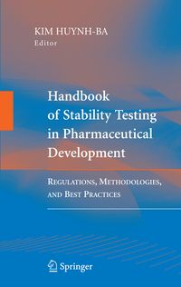 Produktbild: Handbook of Stability Testing in Pharmaceutical Development