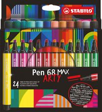 Bild vom Artikel STABILO Pen 68 MAX - ARTY - 24er Pack - mit 24 verschiedenen Farben vom Autor 